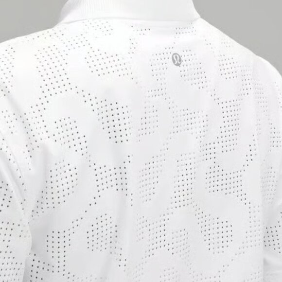 Lululemon Classic-Fit Polo Logo Color White Size 10 - Picture 6 of 9